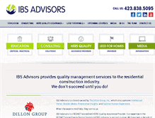 Tablet Screenshot of ibsadvisorsllc.com